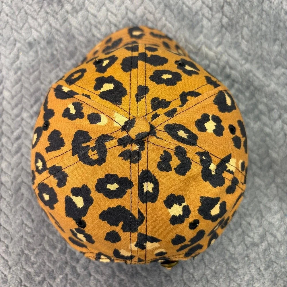 Leopard Print Baseball Cap Adjustable Animal Pattern Hat OSFM 1323